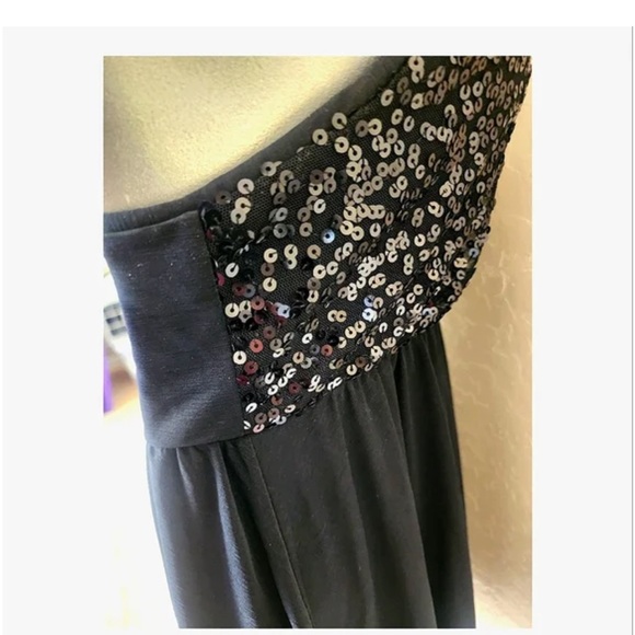 Apt. 9 Black Sequin Embellished Mini Cocktail Dress Size Large - Picture 4 of 8